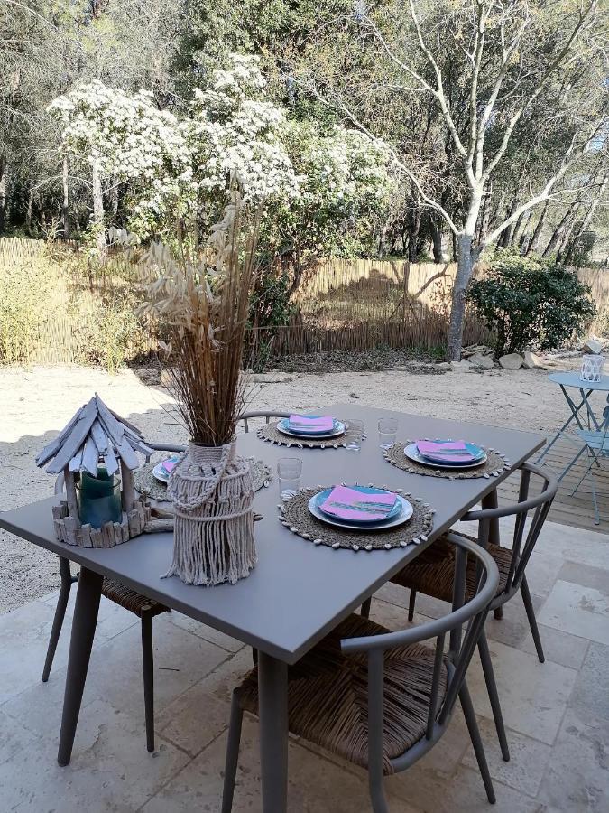 Maison 5 Personnes En Garrigue - Piscine-Spa Prive Langlade Exteriör bild